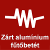 Zárt alumínium fűtőbetét