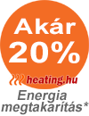 Akár 20 % energia megtakarítás.