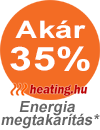 Akár 35 % energia megtakarítás.